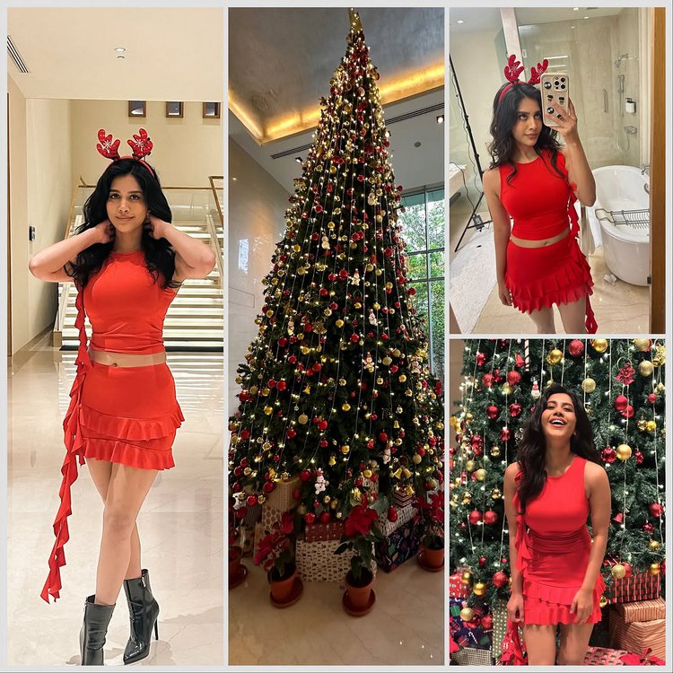 South Actress Christmas celebration Images