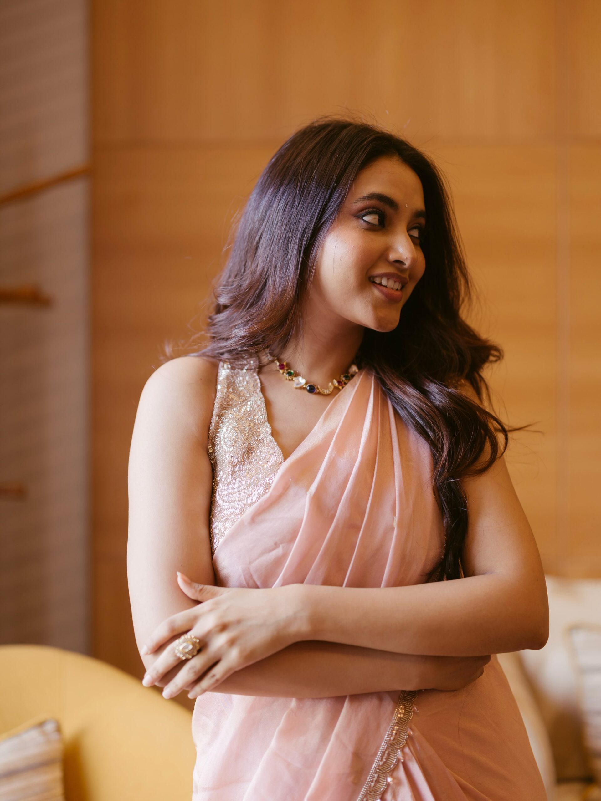Actress Priyanka Mohan hot and sexy images, saree stills, and HD gallery