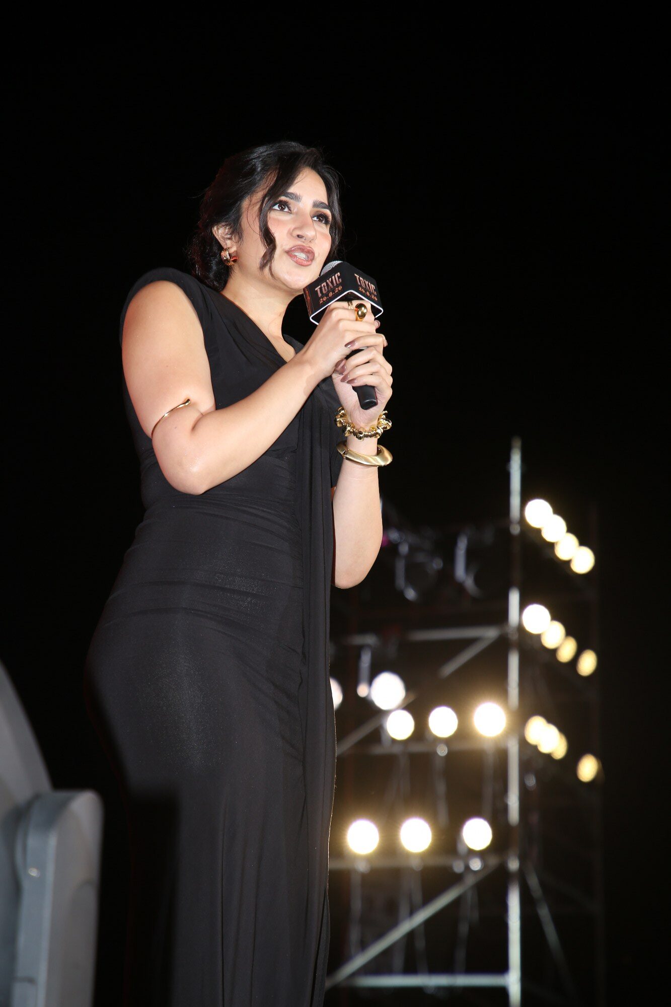 Rukmini Vasanth Toxic Telugu Pre Release Event HD Photos
