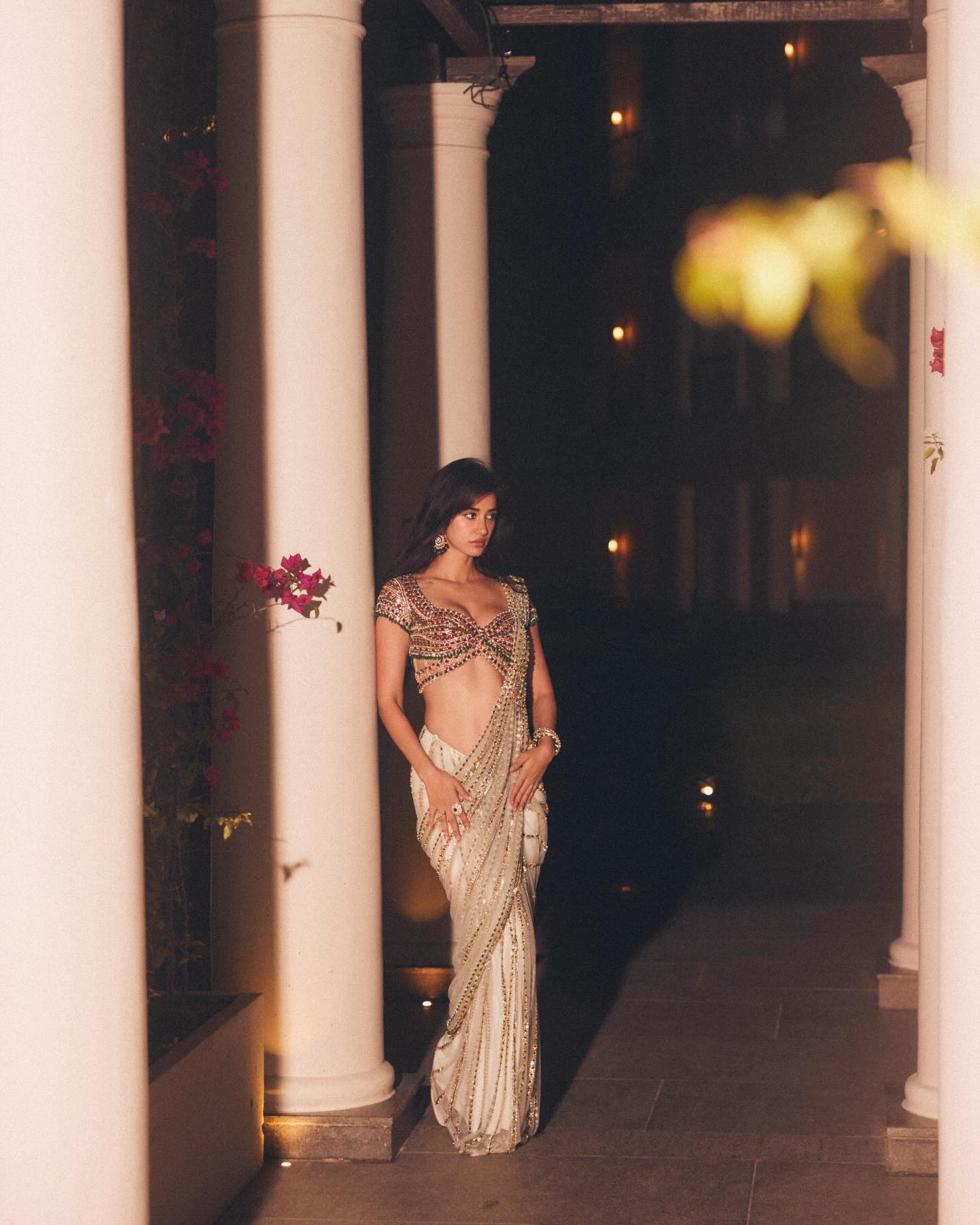 Disha Patani sexy saree images