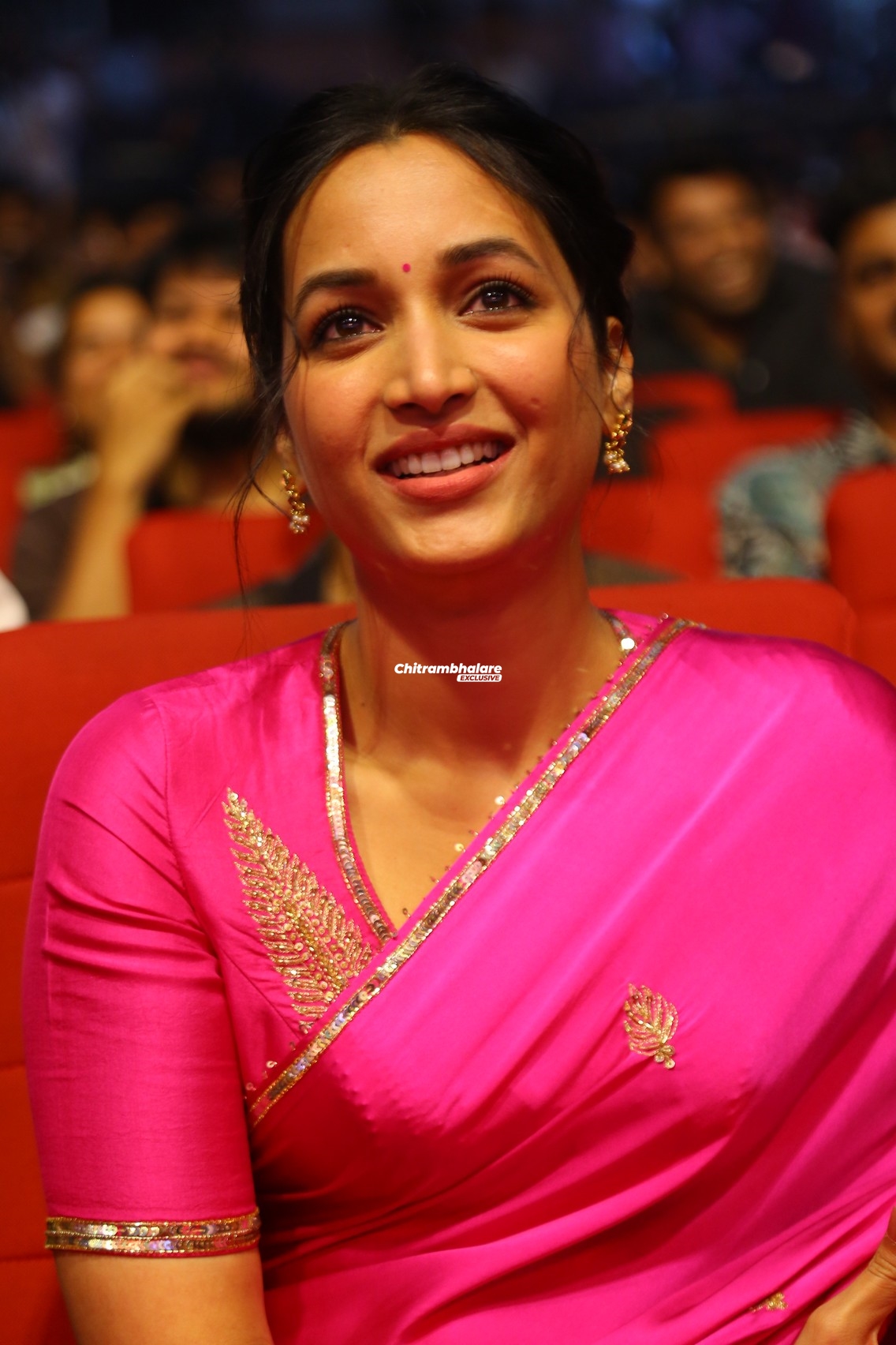 Actress Srinidhi Shetty Hot Saree Stills From AK 47 Pre Release Event
