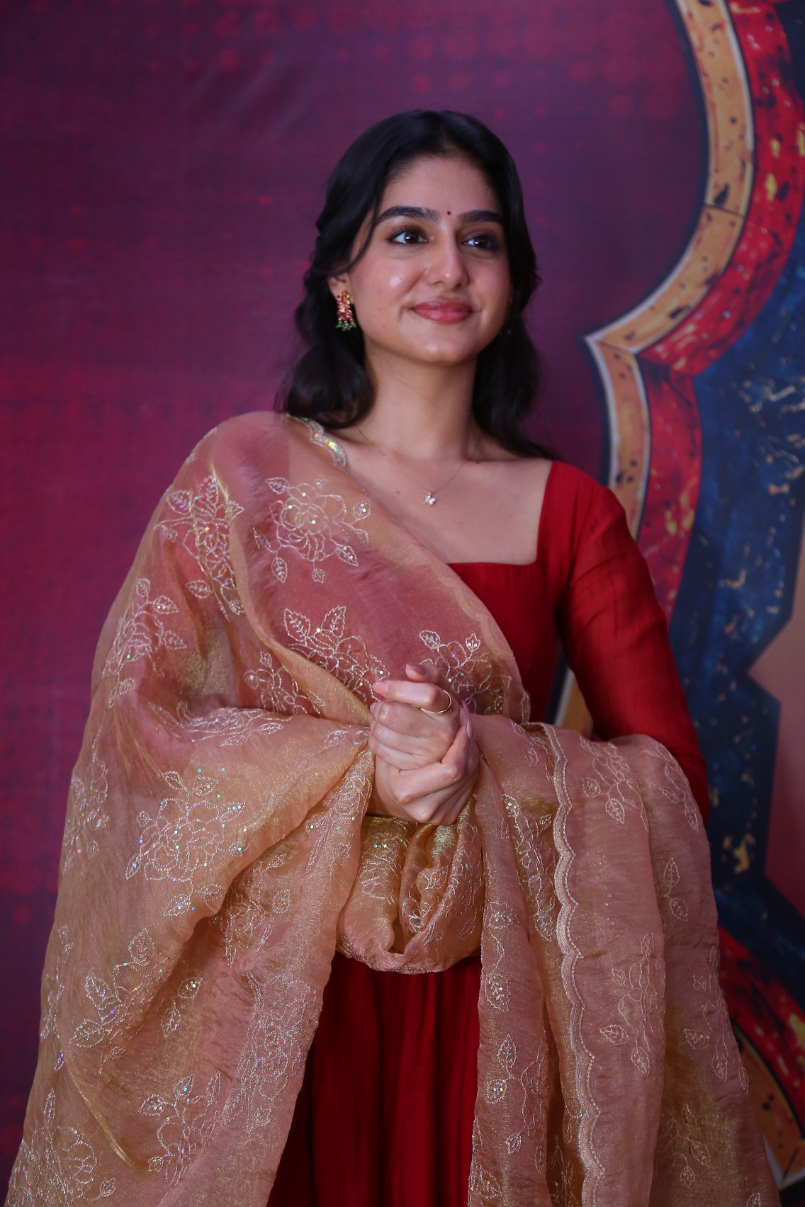Anaswara Rajan Latest Photos From Ravi Teja film launch