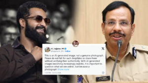 Chuttamalle Controversy: Sajjanar Calls Out Jr NTR Fans Over Fake AI Image