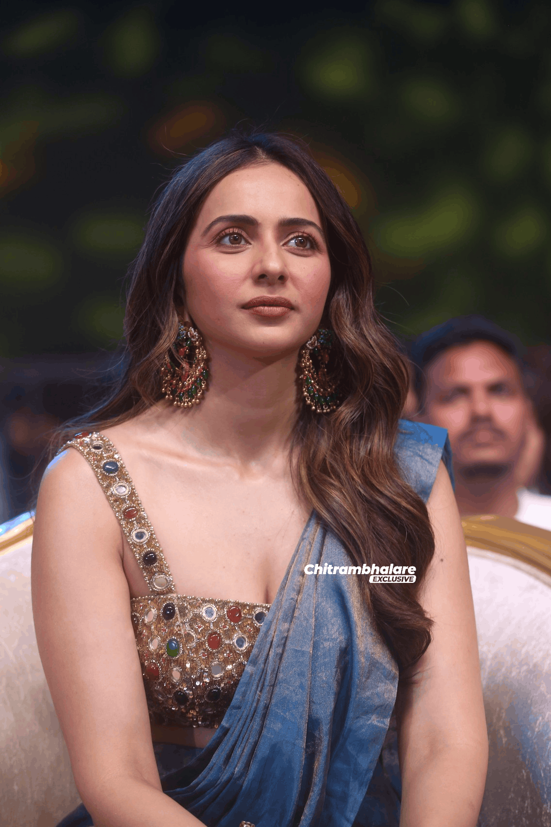 Rakul Preet Singh Hot Saree Images From Ramayana Telugu Event