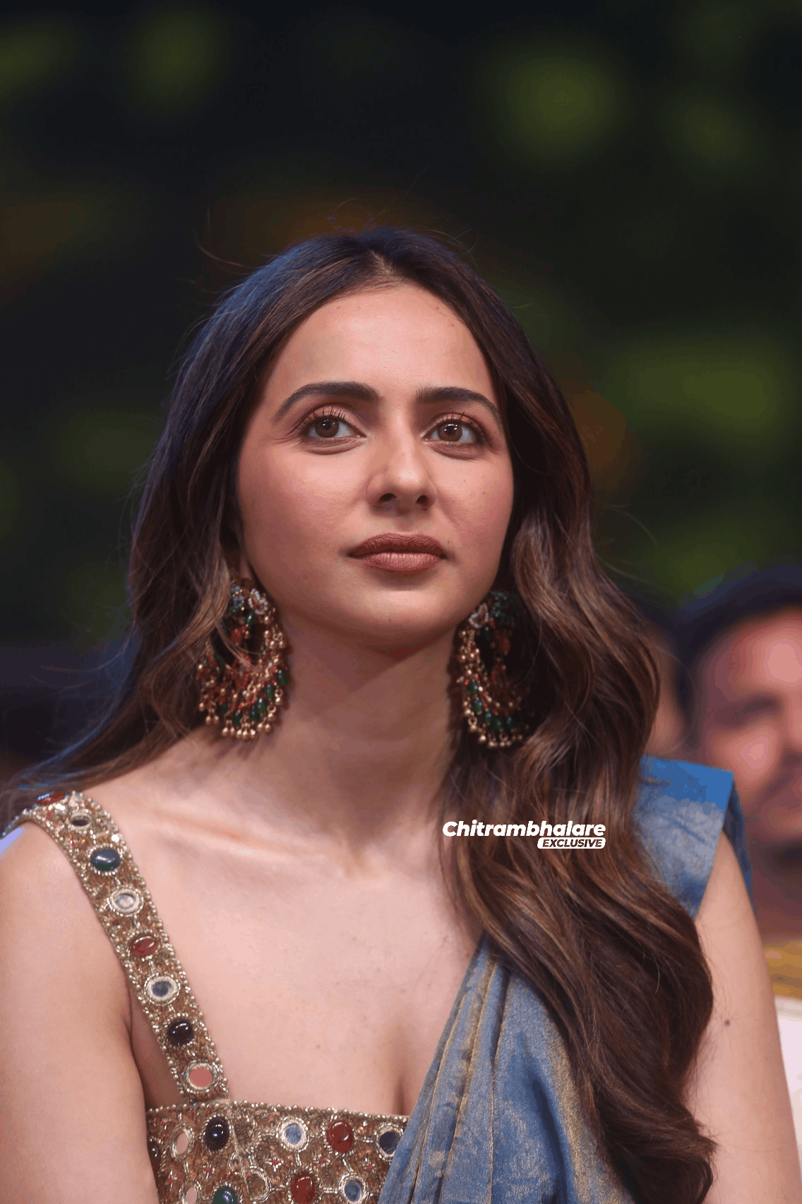Rakul Preet Singh Hot Saree Images From Ramayana Telugu Event
