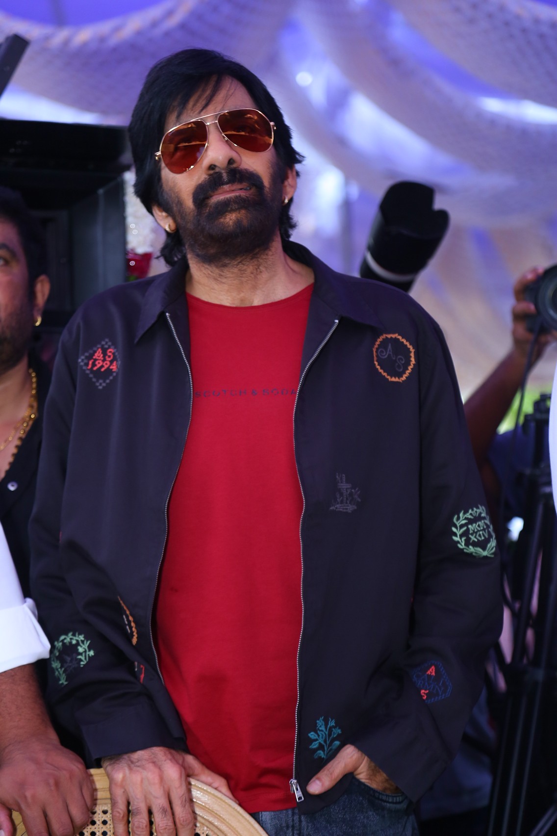 Ravi Teja Latest Photos From Thulabharam Movie Launch