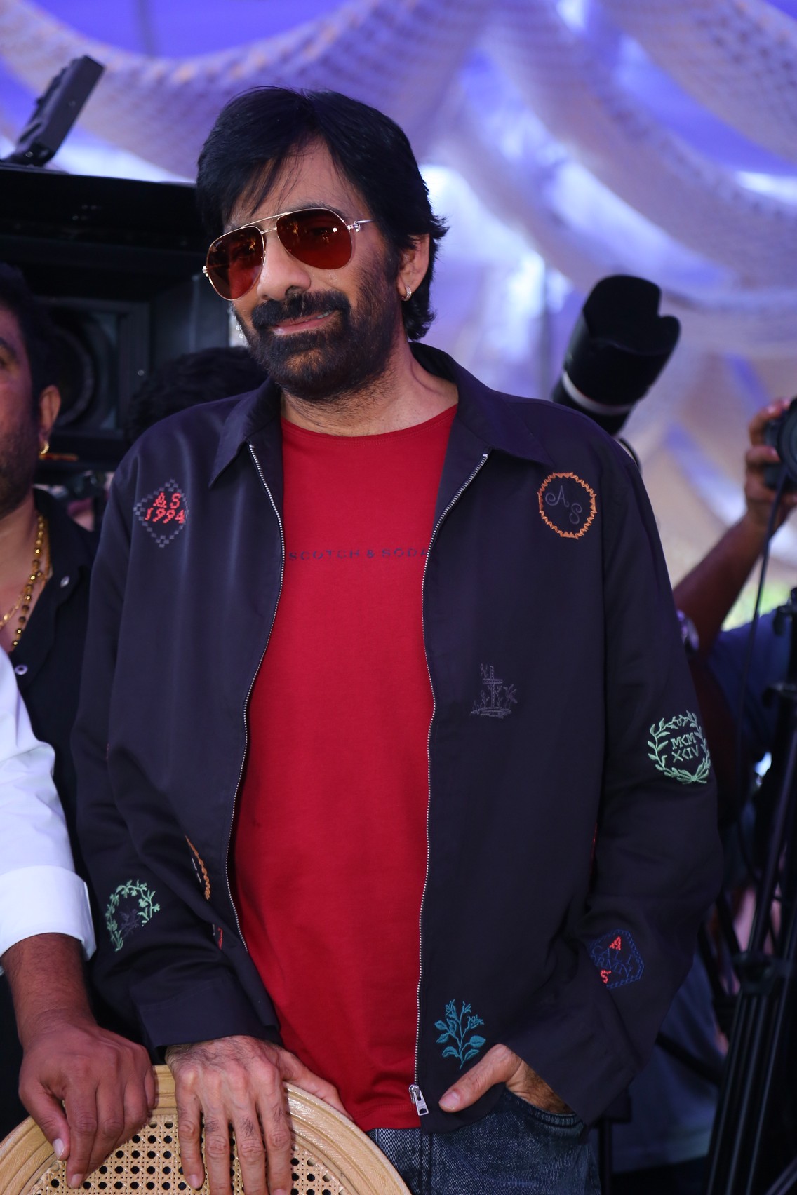 Ravi Teja Latest Photos From Thulabharam Movie Launch
