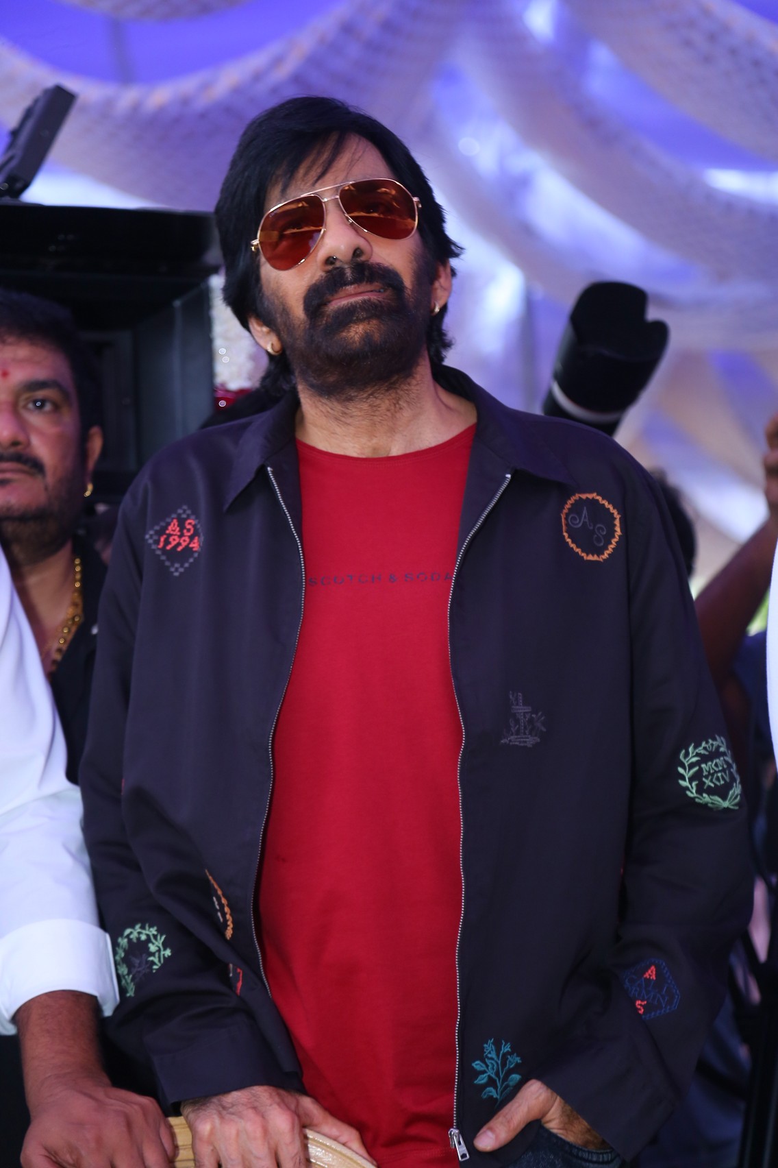 Ravi Teja Latest Photos From Thulabharam Movie Launch