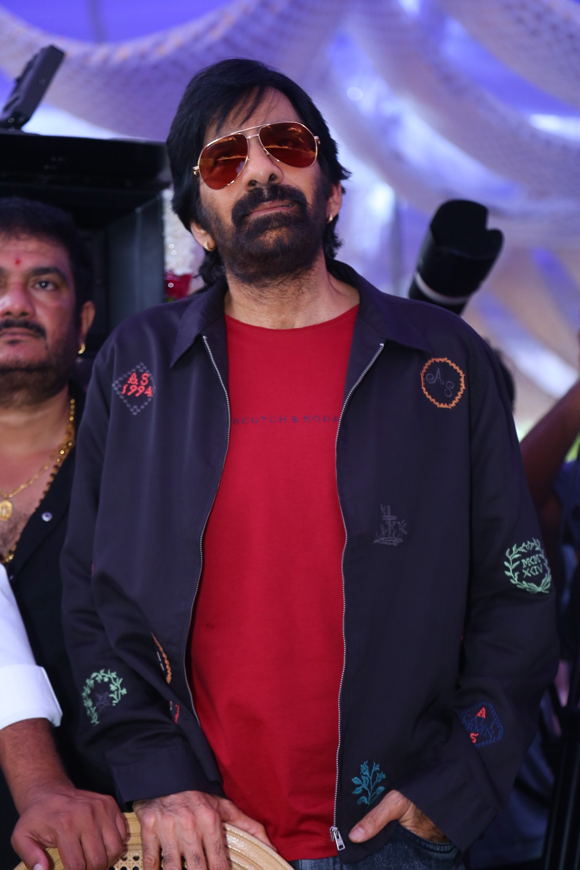 Ravi Teja Latest Photos From Thulabharam Movie Launch