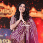 Sai Pallavi Stuns in an elegant saree at the Ramayana Telugu pre-release event