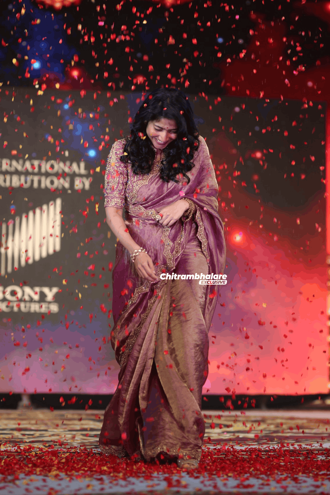 Sai Pallavi Saree Images from Ramayana Telugu Event