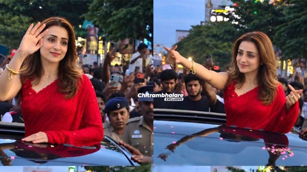 Actress Trisha’s Coimbatore Showroom Visit Sparks Political Buzz